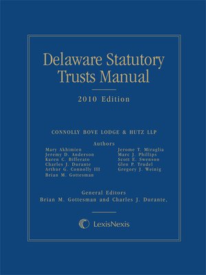 cover image of Delaware Statutory Trusts Manual